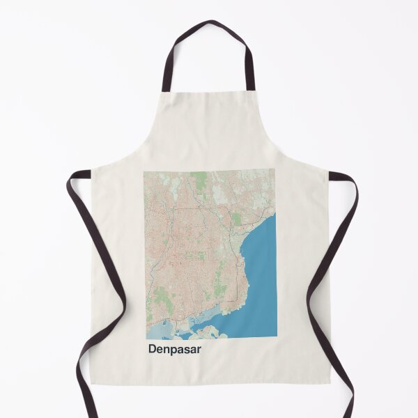 Item preview, Denpasar Minimalistic Map Art designed and sold by MapsNerd.