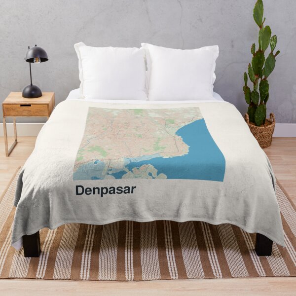 Item preview, Denpasar Minimalistic Map Art designed and sold by MapsNerd.