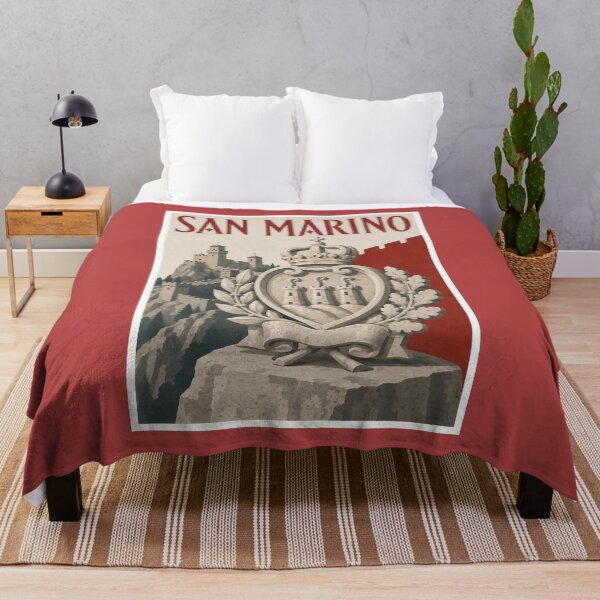 Item preview, San Marino Heraldic Shield Travel Poster designed and sold by Beyond Destinations.