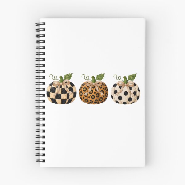 Item preview, Leopard Checker Pumpkin Trio Cute Fall Autumn Bow Pattern Graphic designed and sold by Quietfoxmax.