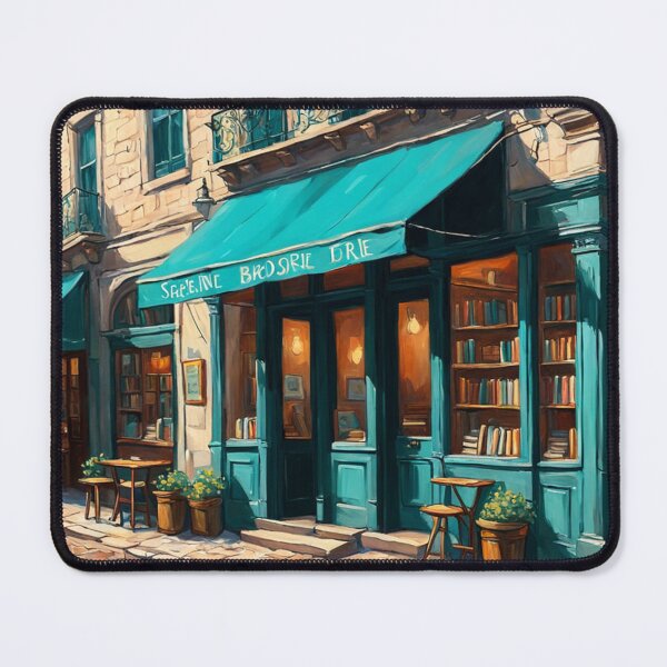 Item preview, The Quiet Bookshop Corner designed and sold by Undersea Ai Art.