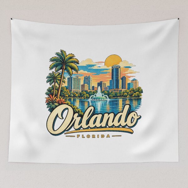 Item preview, Vintage Orlando Florida Travel Souvenir Landmark Gift designed and sold by MichaeIRellov.