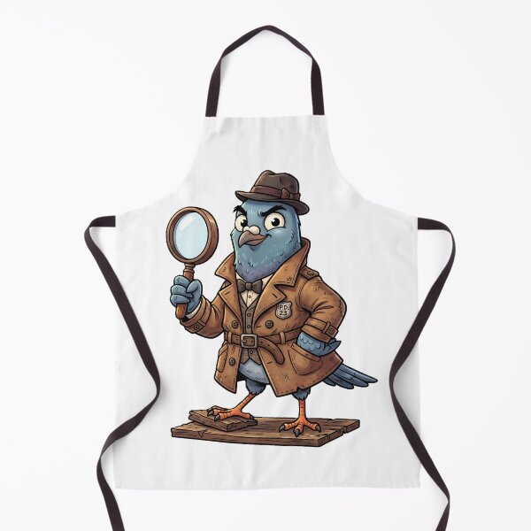 Item preview, Pigeon Detective – Funny Mystery Bird Character designed and sold by Unwrapfashion.