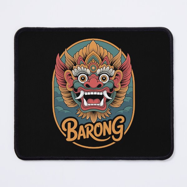Item preview, Barong Bali Mask – Balinese Guardian Spirit Traditional Art Design designed and sold by LOROWEAR.