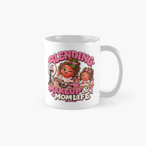Item preview, Blending Makeup & Mom Life – Cute Makeup Artist Mom designed and sold by dr-Hana.