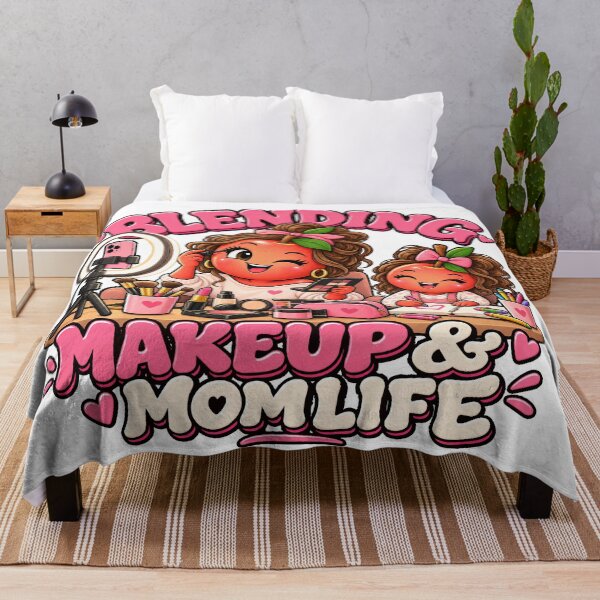 Item preview, Blending Makeup & Mom Life – Cute Makeup Artist Mom designed and sold by dr-Hana.