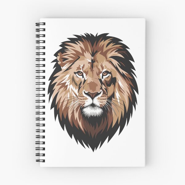 Aperçu de l'œuvre Portrait de lion – Majestueux roi de la jungle, motif animalier créée et vendue par LOROWEAR.