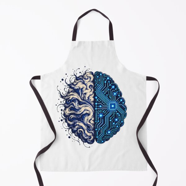 Item preview, Digital Brain Circuitry Intellect Thinker Gift designed and sold by nortowelcomics.