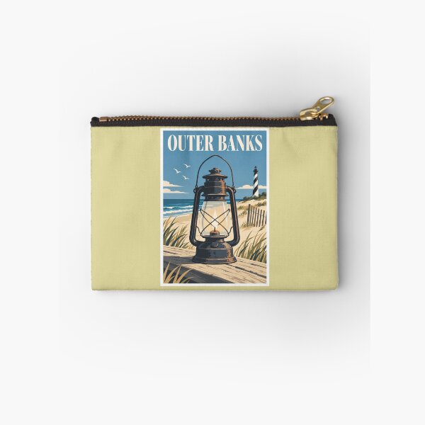 Item preview, Outer Banks Lantern Coastal Travel Poster designed and sold by Beyond Destinations.