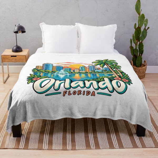 Item preview, Hand Drawn Orlando Florida Travel Souvenir Landmark Gift designed and sold by MichaeIRellov.