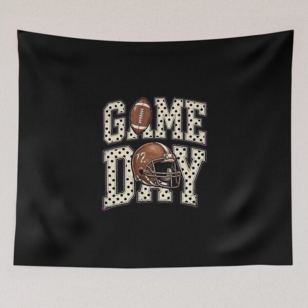 Item preview, Game Day Football Season Vintage Varsity designed and sold by dudelinart.