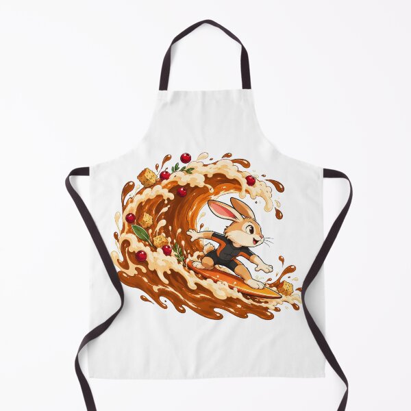 Item preview, Gravy Surfer Bunny Wave Thanksgiving Fun designed and sold by nortowelcomics.