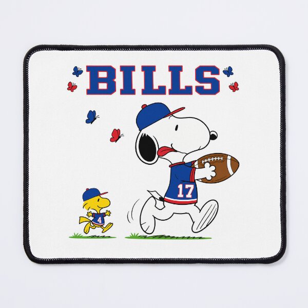 Item preview, Snoopy & Woodstock Buffalo Bills Football Retro F538 designed and sold by GLUVY-THEME.