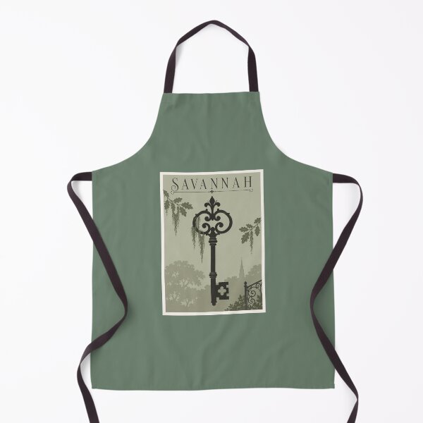 Item preview, Savannah Ornate Skeleton Key Travel Poster designed and sold by Beyond Destinations.