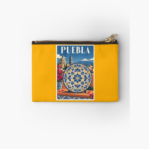 Artikelvorschau, Puebla Talavera Teller Mexiko Reiseplakat entworfen und verkauft von Beyond Destinations.