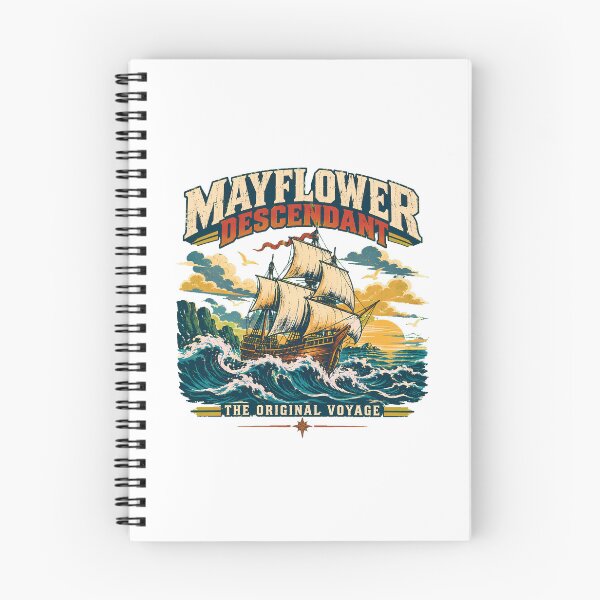Item preview, Mayflower Descendant Sailing Ship History Lover designed and sold by nortowelcomics.