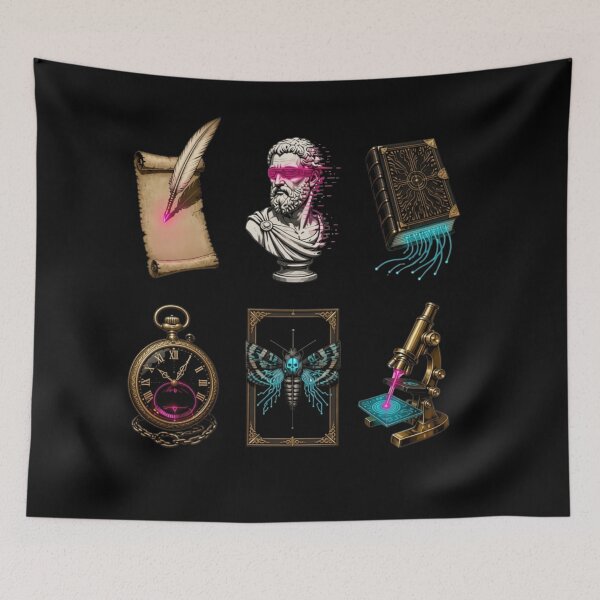 Item preview, Cyber Academia Artifacts Grid designed and sold by LazyDayzCo.