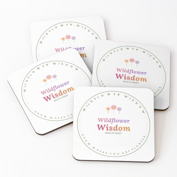 Item preview, Wildflower Wisdom Wild At Heart Colorful Floral Quote Design designed and sold by Mega-Shopping.