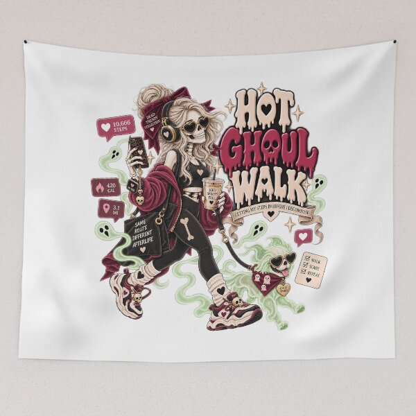 Item preview, ⚡Dead Trendy Collection⚡- Hot Ghoul Walk designed and sold by WheelieGdArt.