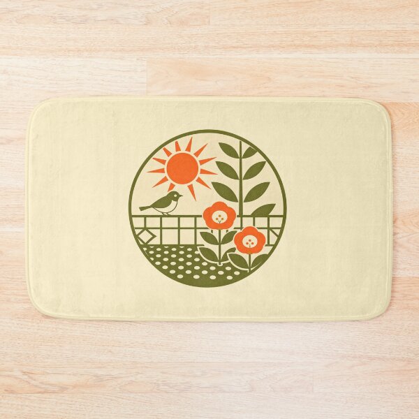 Item preview, Retro Garden – Sunny Bird designed and sold by mellow-koko.