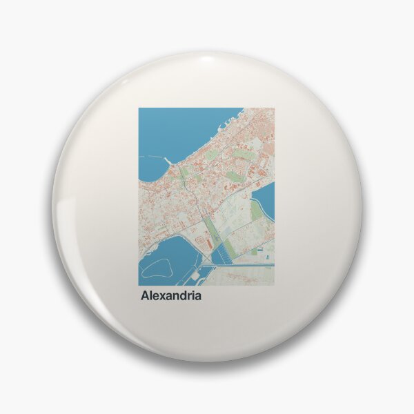 Item preview, Alexandria Minimalistic Map Art designed and sold by MapsNerd.