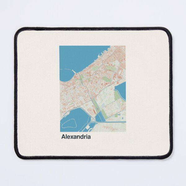 Item preview, Alexandria Minimalistic Map Art designed and sold by MapsNerd.