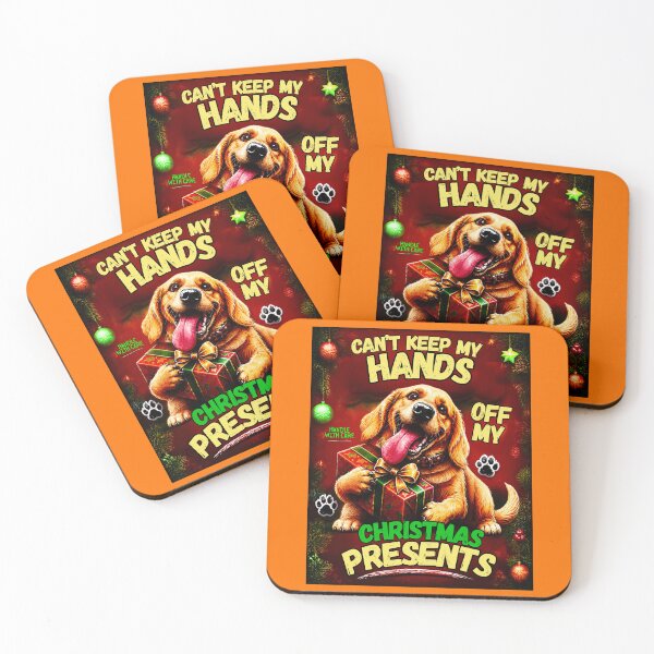 Item preview, FUNNY DOG WITH CHRISTMAS PRESENTS  designed and sold by charlesjewel.