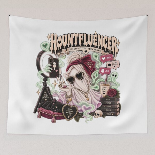 Item preview, ⚡Dead Trendy Collection⚡- Hauntfluencer designed and sold by WheelieGdArt.