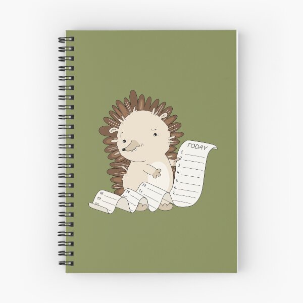 Item preview, Endless To Do List – Overwhelmed Hedgehog designed and sold by OKartashova.