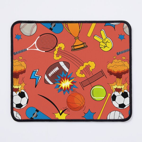 Item preview, Comic Book Retro Sports Athletic Balls designed and sold by idovedesign.