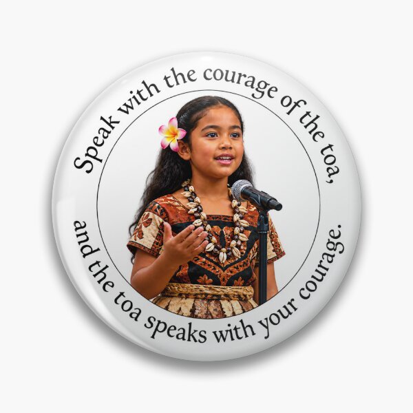 Item preview, Speak with the courage of the toa, and the toa speaks with your courage. designed and sold by ShakaLife.org.