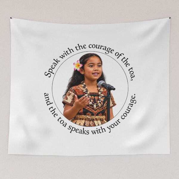 Item preview, Speak with the courage of the toa, and the toa speaks with your courage. designed and sold by ShakaLife.org.