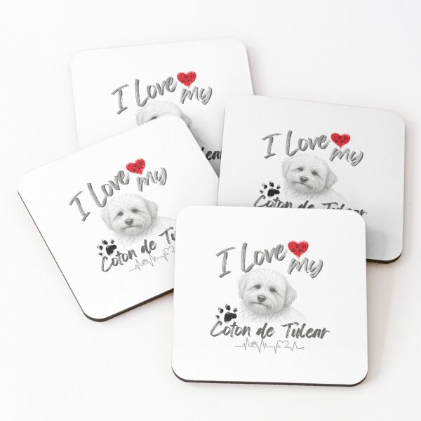 Item preview, I love my Coton de tulear  designed and sold by iRenza.