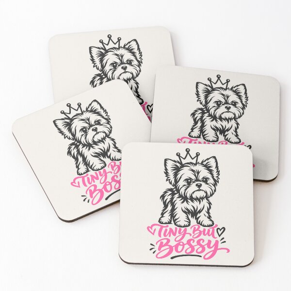 Item preview, Tiny But Bossy Yorkie Dog designed and sold by MavtM.