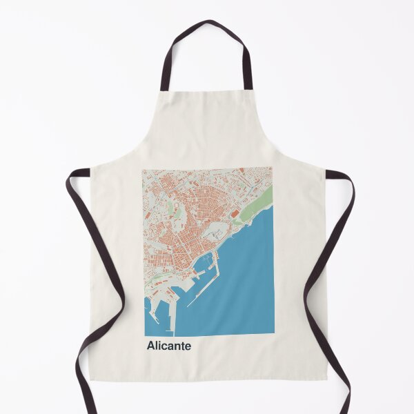 Item preview, Alicante Minimalistic Map Art designed and sold by MapsNerd.