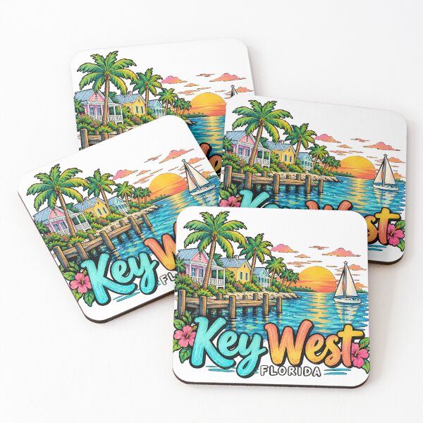 Item preview, Hand Drawn Key West Florida Travel Souvenir Landmark Gift designed and sold by MichaeIRellov.