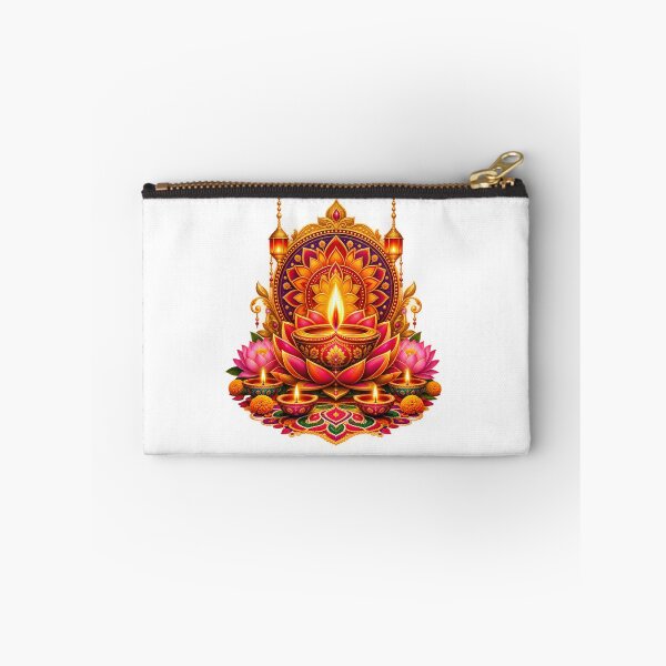 Artikelvorschau, Diwali-Lichterfest-Mandala entworfen und verkauft von Design Sounds Studio.