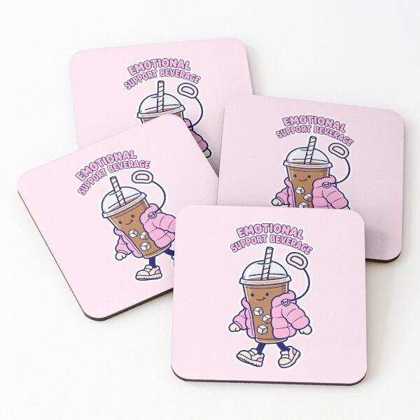 Item preview, Emotional Support Beverage Funny Iced Coffee designed and sold by KungPowUnicorn.
