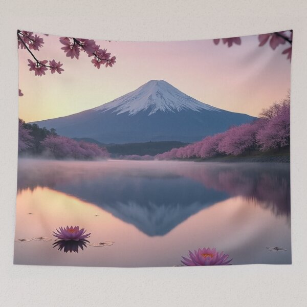 Item preview, Petals Upon Still Waters - Sakura Dreamscape designed and sold by nhk999.