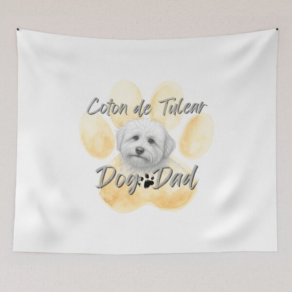 Item preview, Coton de tulear dog dad designed and sold by iRenza.