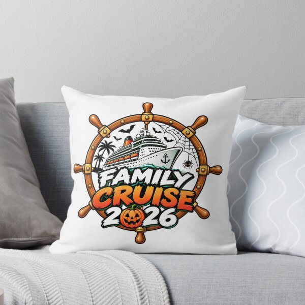 Item preview, Halloween Family Cruise 2026 Spooky Cruise Ship Pumpkin designed and sold by scanusha1979.