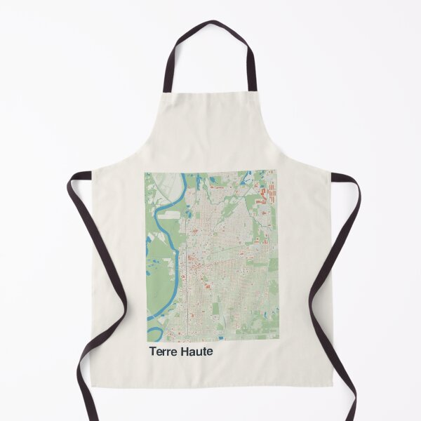 Item preview, Terre Haute Minimalistic Map Art designed and sold by MapsNerd.