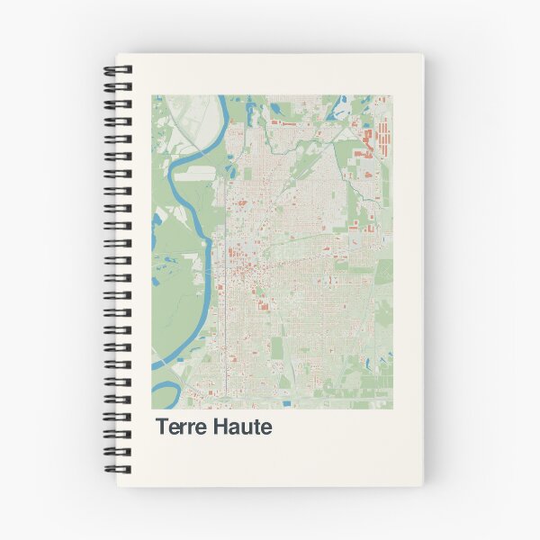 Item preview, Terre Haute Minimalistic Map Art designed and sold by MapsNerd.