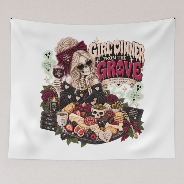 Item preview, ⚡Dead Trendy Collection⚡- Girl Dinner from the Grave designed and sold by WheelieGdArt.