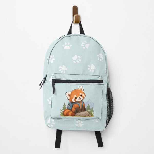 Aperçu de l'œuvre Petit explorateur Panda roux créée et vendue par MellowMunchkins.