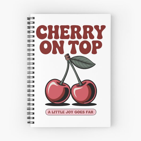 Item preview, Cherry On Top – A Little Joy Goes Far Cute Retro Cherry Design designed and sold by LOROWEAR.