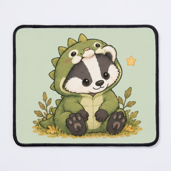 Item preview, Cute Dino Badger designed and sold by MellowMunchkins.