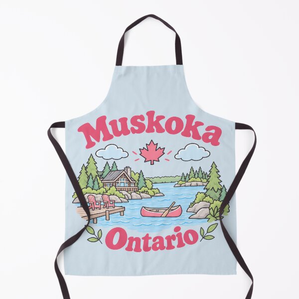 Item preview, Muskoka Lake Ontario Cute Pink Kawaii Cottage Country designed and sold by HowToCanadian.