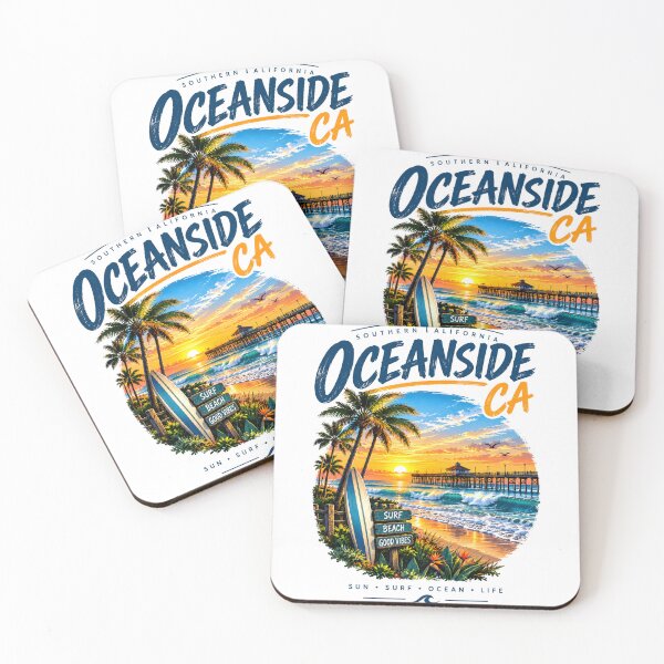 Item preview, Oceanside California | Southern California Surf & Coastal Life designed and sold by Mathias Yakubu Design.