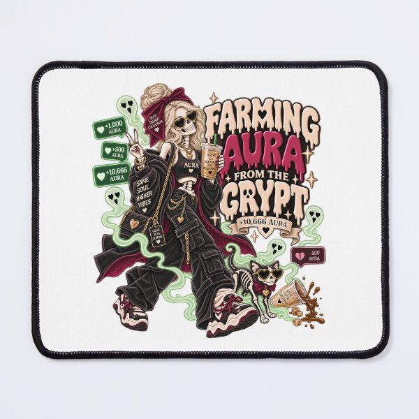 Item preview, ⚡Dead Trendy Collection⚡- Farming Aura From The Crypt designed and sold by WheelieGdArt.